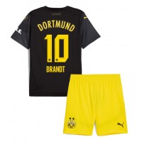 Borussia Dortmund Julian Brandt #10 Replika babykläder Bortaställ Barn 2024-25 Kortärmad (+ korta byxor)